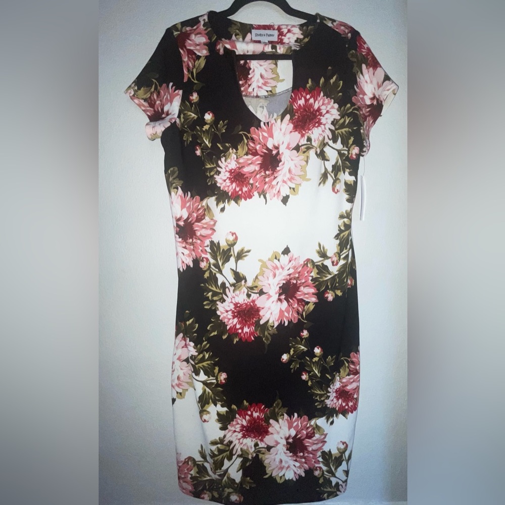 Shelby and Palmer Floral Short Sleeve Dress NWT
